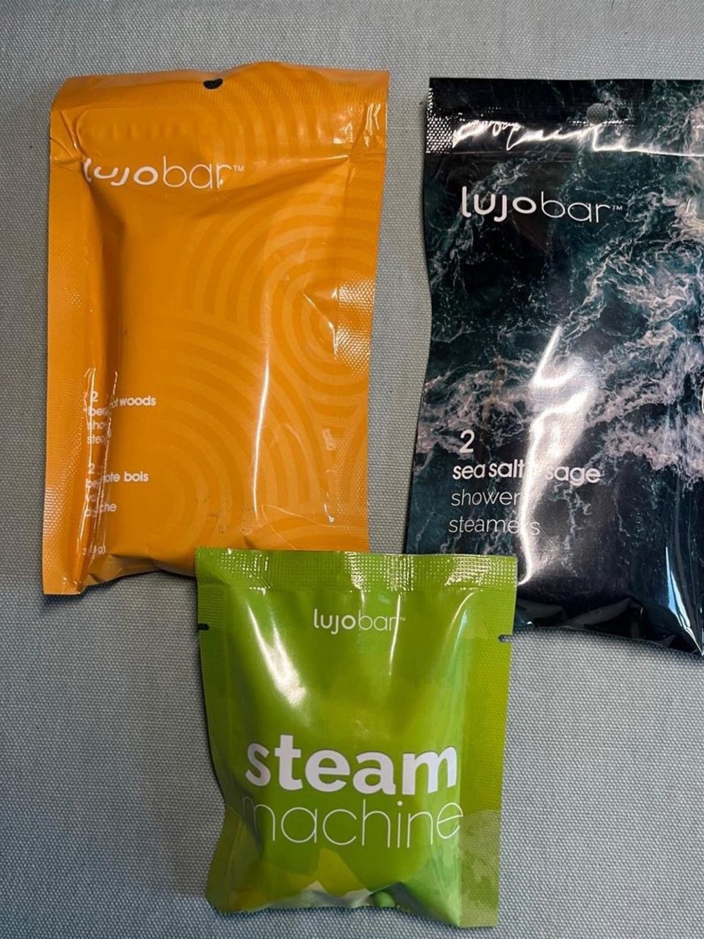 Lujobar Steam Machine Shower Steamers - Green, Orange, Black